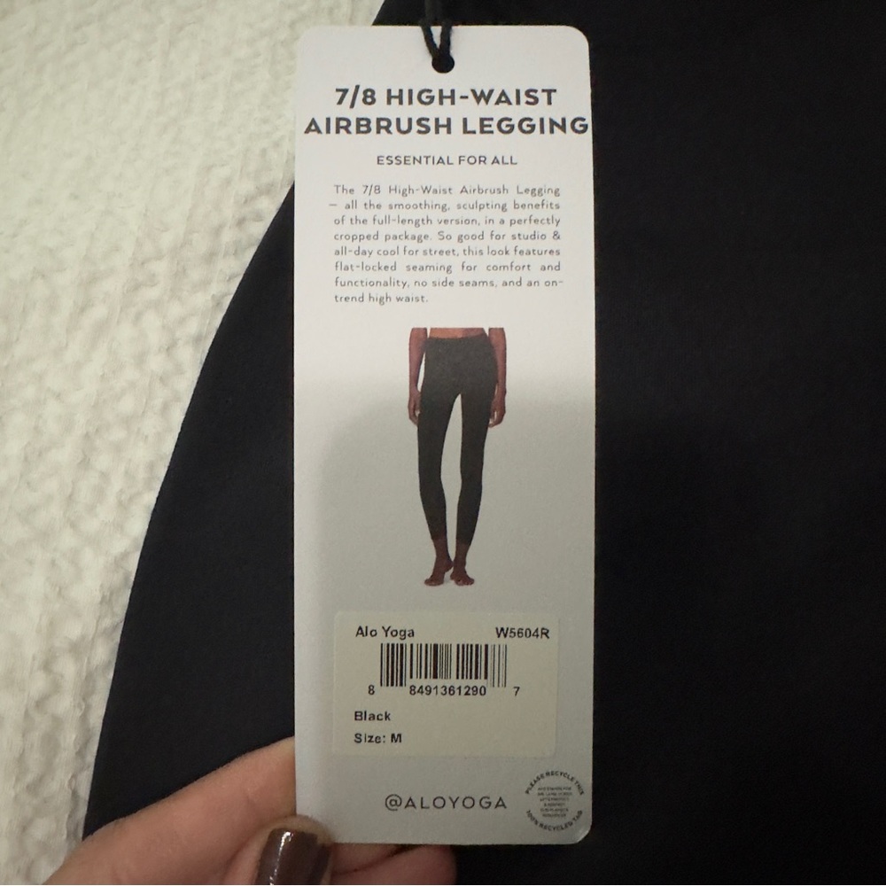 Alo Yoga 7/8 High Waisted Airbrushed Leggings